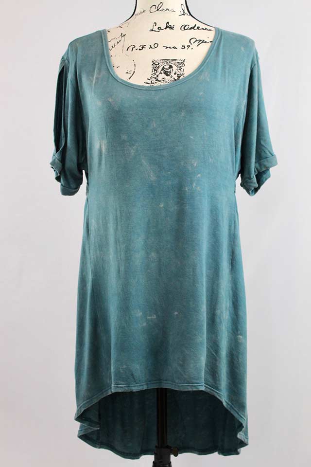 Elfarrow Cool Shoulder Stone Washed Viscose Top | When Ordinary Won't Do